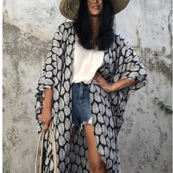 Teal kimono - Picture 5 of 5